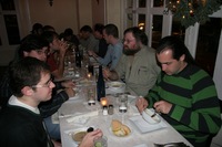 Mozillians Sharing a Meal