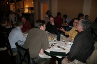 A Group of Mozilla Employees Eating Together
