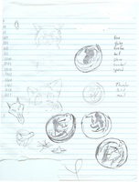 Concept Sketches of Firefox Icon