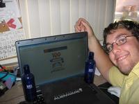 Nick Jerome Giacchina w\ my Alienware 7700 Celebrating 100 Million Downloads.